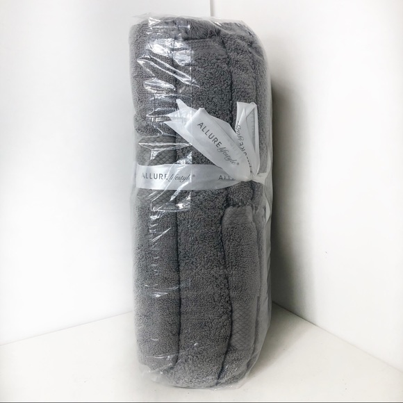 Allure lifestyle 6 piece towel set Charcoal - Picture 3 of 8